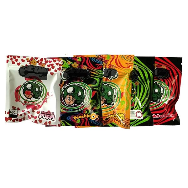 small mylar edibles packaging bag sour brite crawlers apples watermelon peachies strawberry puffs edible gummi smell proof ziplock myla pack