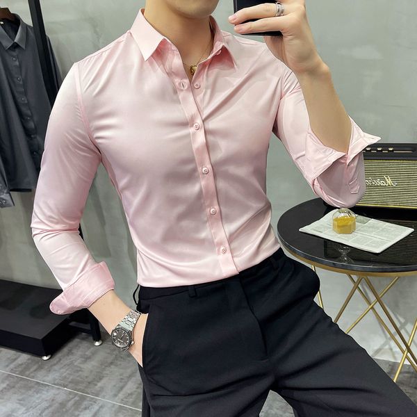 men's casual shirts tight long sleeve shirt, men's business suit, casual, pink, korea, four seasons, 6 colors, White;black
men's casual shirts tight long sleeve shirt, men's business suit, casual, pink, korea, four seasons, 6 colors, White;black