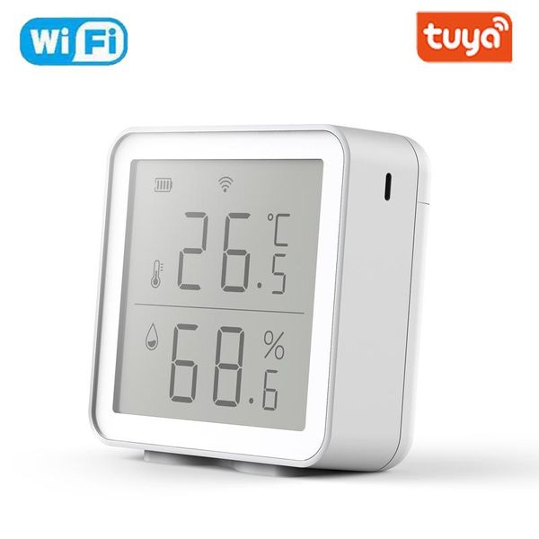 smart home control tuya wifi temperature and humidity sensor indoor hygrometer thermometer lcd display with support alexa google
smart home control tuya wifi temperature and humidity sensor indoor hygrometer thermometer lcd display with support alexa google