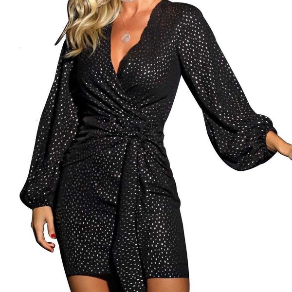 herfst 2-colours s-xl wrap mini es women long mouwen bodycon evening party lace up dresses sequin v-neck, Black;gray
herfst 2-colours s-xl wrap mini es women long mouwen bodycon evening party lace up dresses sequin v-neck, Black;gray