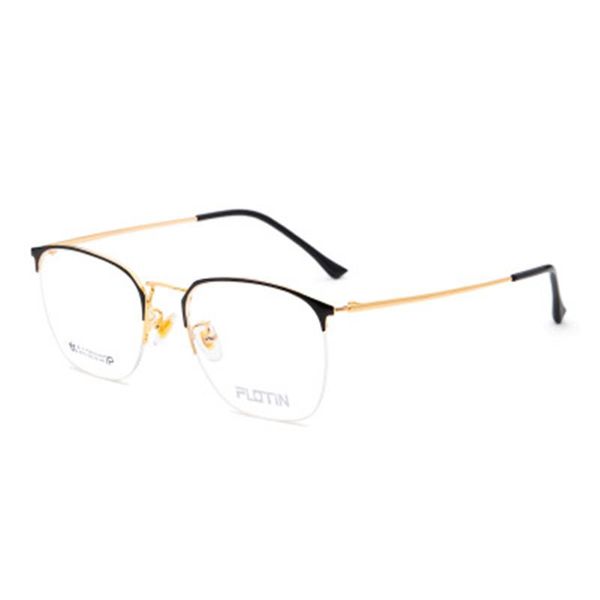 fashion sunglasses frames g8015 titanium alloy no magnetic steel rimmed men and women eyebrow line business retro spectacle frame, Black
fashion sunglasses frames g8015 titanium alloy no magnetic steel rimmed men and women eyebrow line business retro spectacle frame, Black