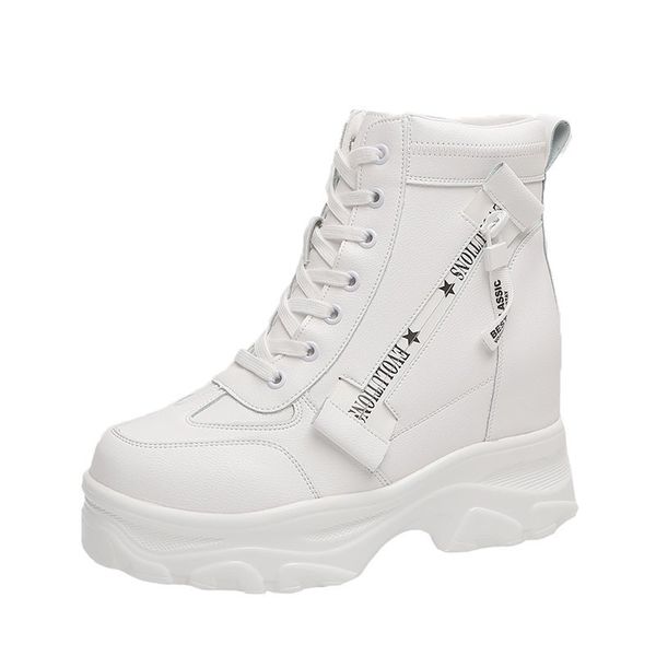 women high platform boots new spring comfortable wedge casual shoes 8.5cm high heels chunky boots women vulcanized shoes, Black
women high platform boots new spring comfortable wedge casual shoes 8.5cm high heels chunky boots women vulcanized shoes, Black