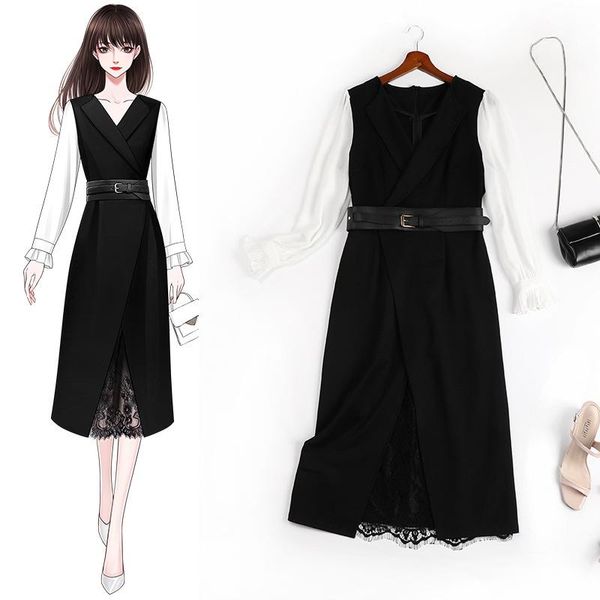 casual dresses tulip design light mature women dress 2021 autumn large waist show thin temperament big sizes vestidos 11172, Black;gray
casual dresses tulip design light mature women dress 2021 autumn large waist show thin temperament big sizes vestidos 11172, Black;gray