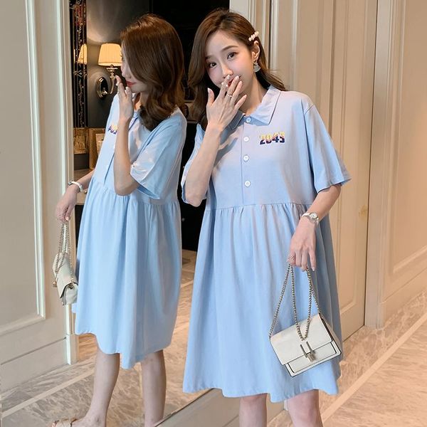 77911# maternity clothes nursing dress summer loose turn down collar pregnant women pregnancy breastfeeding dresses, White
77911# maternity clothes nursing dress summer loose turn down collar pregnant women pregnancy breastfeeding dresses, White