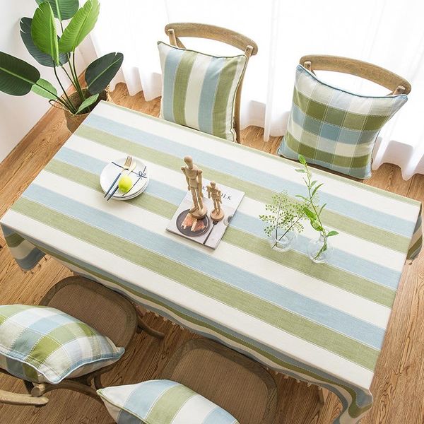 table cloth waterproof and oil-proof art cotton linen small fresh simple stripes wind tassels
table cloth waterproof and oil-proof art cotton linen small fresh simple stripes wind tassels