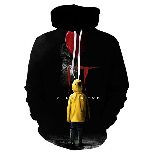 men's hoodies & sweatshirts summer boys large size 3d printing polyester book clown hooded creative fashion trend sweatshirt, Black
men's hoodies & sweatshirts summer boys large size 3d printing polyester book clown hooded creative fashion trend sweatshirt, Black