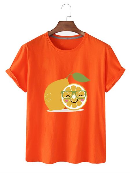 women's t-shirt lemon graphic printing casual lightweight short sleeve pure cotton shirt tees multielement, White
women's t-shirt lemon graphic printing casual lightweight short sleeve pure cotton shirt tees multielement, White
