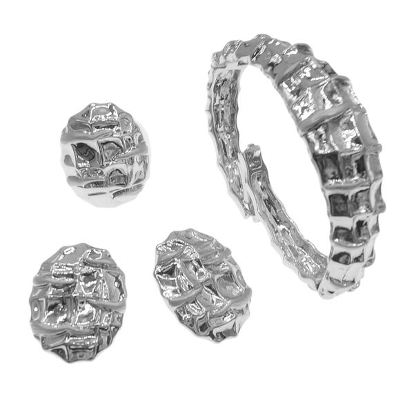 yulaili women silver unique style bracelet jewelry set latest design factory direct sales dubai bangle earrings ringthree pieces sets
yulaili women silver unique style bracelet jewelry set latest design factory direct sales dubai bangle earrings ringthree pieces sets