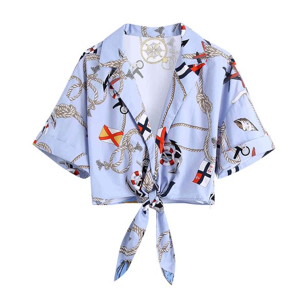 women fashion with knot printed cropped blouses vintage long sleeve side zipper female shirts blusas chic 210430, White
women fashion with knot printed cropped blouses vintage long sleeve side zipper female shirts blusas chic 210430, White