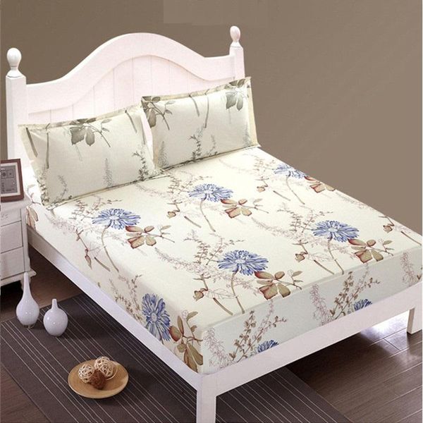 sheets & sets floral printed fitted sheet and case polyester mattress cover bed linens with elastic for double/king
sheets & sets floral printed fitted sheet and case polyester mattress cover bed linens with elastic for double/king