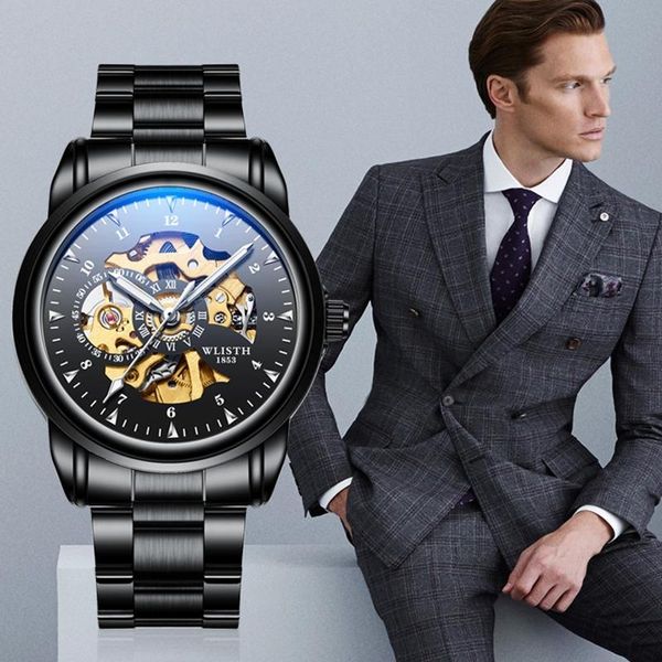 automatic mechanical watch men's wristwatches waterproof luminous male wristwatch watches for men, Slivery;brown
automatic mechanical watch men's wristwatches waterproof luminous male wristwatch watches for men, Slivery;brown