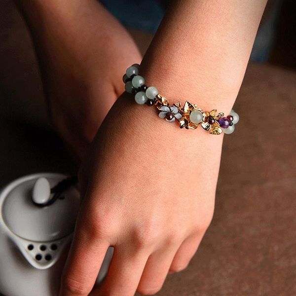 charm bracelets fashion retro handmade jewelry ethnic stone beads bracelet for women, Golden;silver
charm bracelets fashion retro handmade jewelry ethnic stone beads bracelet for women, Golden;silver