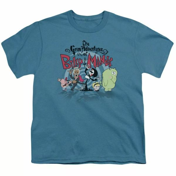 the grim adventures of billy & mandy group skids t shirt licensed tee slate, White;black
the grim adventures of billy & mandy group skids t shirt licensed tee slate, White;black