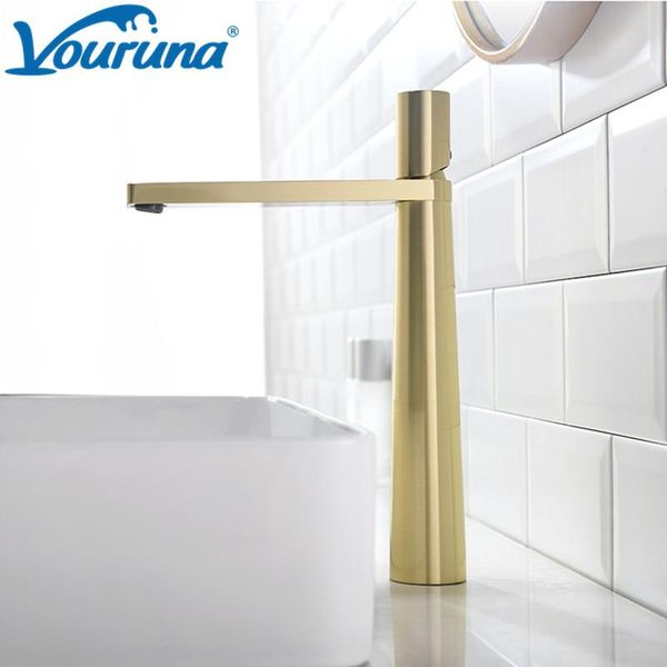modern style brushed golden tall bathroom faucet short wash basin mixer tap white/black/chrome sink faucets
modern style brushed golden tall bathroom faucet short wash basin mixer tap white/black/chrome sink faucets