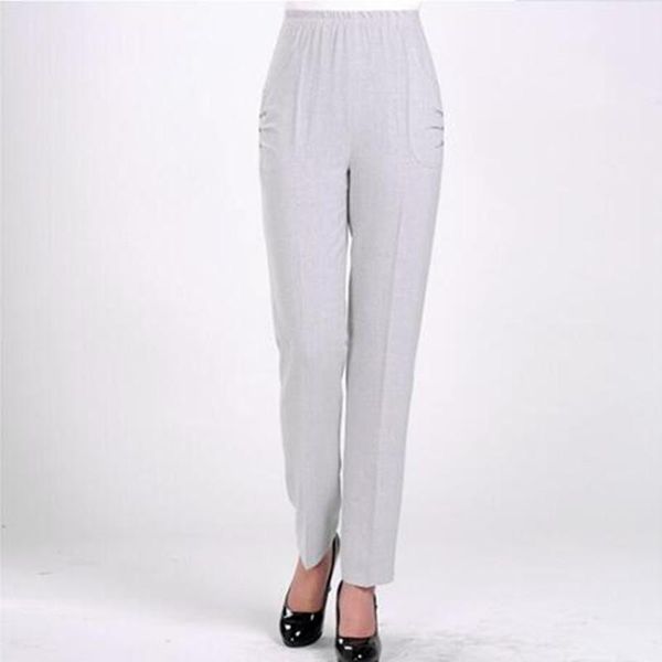 women's pants & capris plus size 2021 women autumn summer elastic waist casual trouers female slim high straight lk209, Black;white
women's pants & capris plus size 2021 women autumn summer elastic waist casual trouers female slim high straight lk209, Black;white