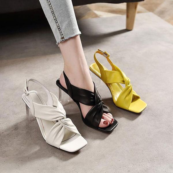 summer open toe women fashion transparent crystal heel genuine leather shoes high heels sheepskin sandals jd6-11, Black
summer open toe women fashion transparent crystal heel genuine leather shoes high heels sheepskin sandals jd6-11, Black
