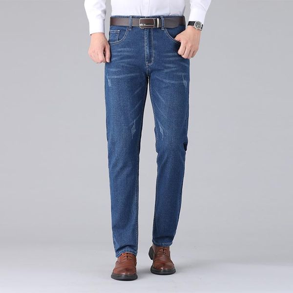 men's jeans business classic high-end brand cotton stretch denim pants/large size high waist casual blue pants
men's jeans business classic high-end brand cotton stretch denim pants/large size high waist casual blue pants