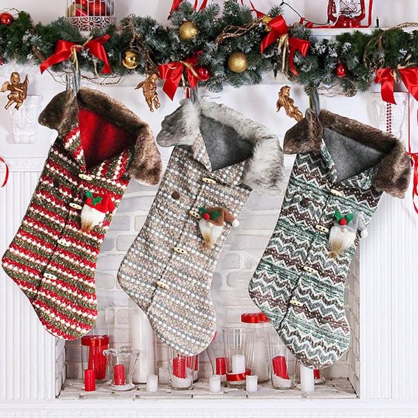 christmas decorations balleenshiny creative stocking knitted candy bag tree ornaments socks holiday gift decoration props
christmas decorations balleenshiny creative stocking knitted candy bag tree ornaments socks holiday gift decoration props