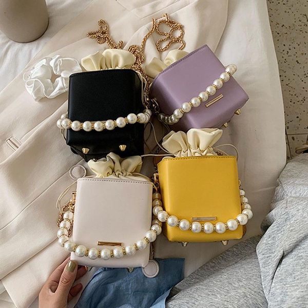 evening bags pearls chain luxury design small crossbody for women solid color fashion wild shoulder lady pu leather handbags
evening bags pearls chain luxury design small crossbody for women solid color fashion wild shoulder lady pu leather handbags
