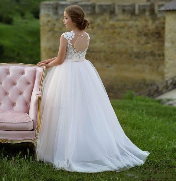 girl's dresses cute white lace appliqued flower girl dress princess first communion long birthday formal party wedding gown1, Red;yellow
girl's dresses cute white lace appliqued flower girl dress princess first communion long birthday formal party wedding gown1, Red;yellow
