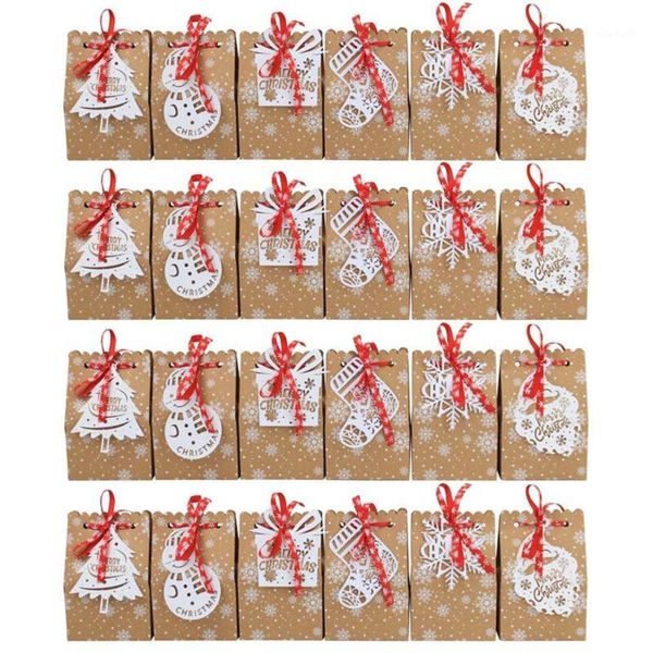 christmas decorations 24pcs kraft paper snowflake bag candy box laser card cookie pattern gift bags
christmas decorations 24pcs kraft paper snowflake bag candy box laser card cookie pattern gift bags