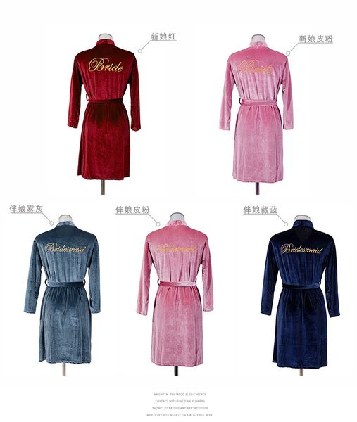 embroidery bride bridesmaid velvet wedding robe home clothing nightwear kimono gown casual bathrobe sleepwear lingerie size xxl, Black;red
embroidery bride bridesmaid velvet wedding robe home clothing nightwear kimono gown casual bathrobe sleepwear lingerie size xxl, Black;red