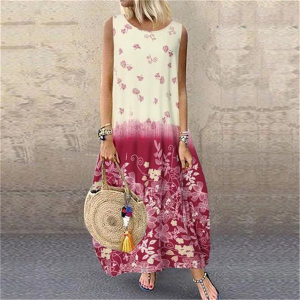 summer 2021 new positioning printing sleeveless loose skirt casual dress, Black;red
summer 2021 new positioning printing sleeveless loose skirt casual dress, Black;red