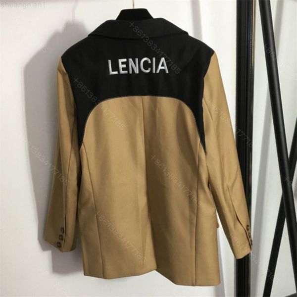 winter women designer clothes suit jacket lapel letter logo embroidered slim long-sleeved jacket warm and windproof women's jackets sml, Black;brown
winter women designer clothes suit jacket lapel letter logo embroidered slim long-sleeved jacket warm and windproof women's jackets sml, Black;brown