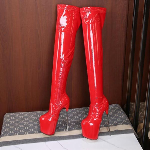 boots women's net red over the knee shoes transgender 19cm cm heel large size 35-50, Black
boots women's net red over the knee shoes transgender 19cm cm heel large size 35-50, Black