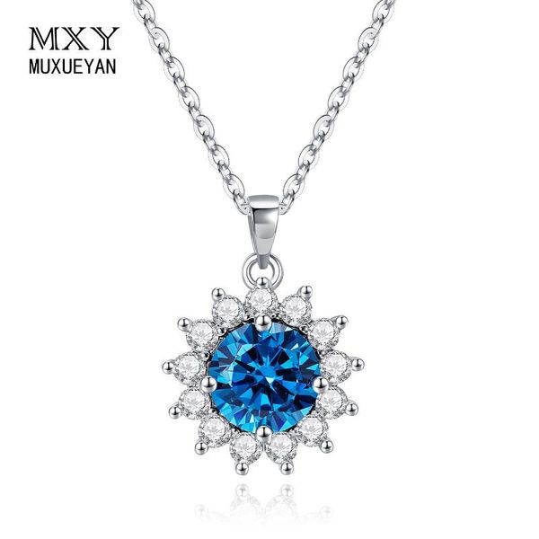 pendant necklaces women necklace luxury crystal for sparkling zircon wedding engagement party jewelry muxueyan, Silver
pendant necklaces women necklace luxury crystal for sparkling zircon wedding engagement party jewelry muxueyan, Silver
