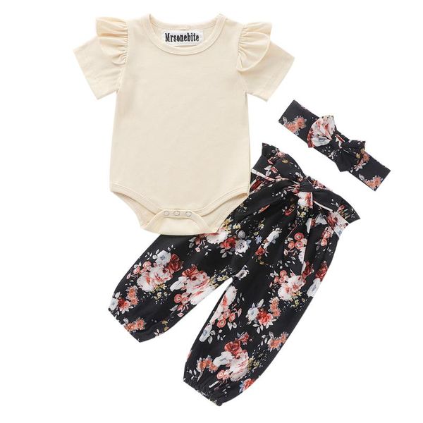 clothing sets born baby girls cotton romper floral pants 3pcs outfits set clothes, White
clothing sets born baby girls cotton romper floral pants 3pcs outfits set clothes, White