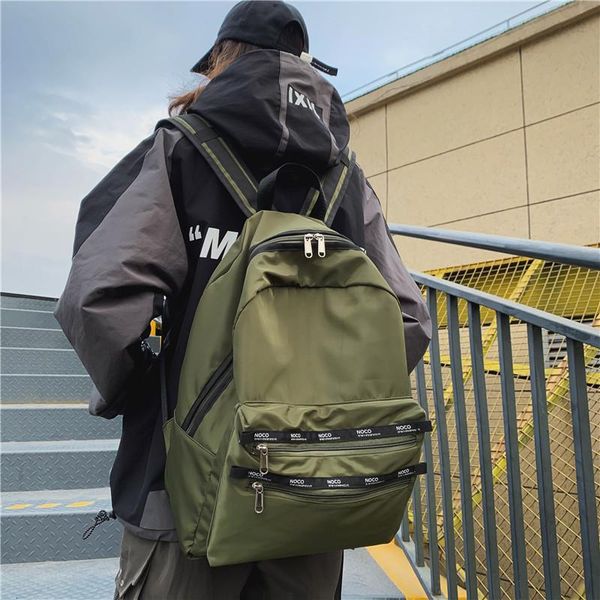 backpack teenager waterproof nylon army green girls boys fabric fast fashion high street light concise style school knapsack bag
backpack teenager waterproof nylon army green girls boys fabric fast fashion high street light concise style school knapsack bag