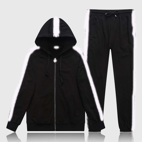 21ss brand men's plain suits long sleeve tracksuit jackets set fashion running men sports suit letter printing slim sportswear, Gray
21ss brand men's plain suits long sleeve tracksuit jackets set fashion running men sports suit letter printing slim sportswear, Gray