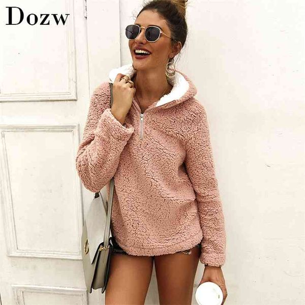hoodies women sweatshirts autumn winter casual long sleeve fleece pullover solid zipper hooded teddy sudadera mujer 210515, Black
hoodies women sweatshirts autumn winter casual long sleeve fleece pullover solid zipper hooded teddy sudadera mujer 210515, Black