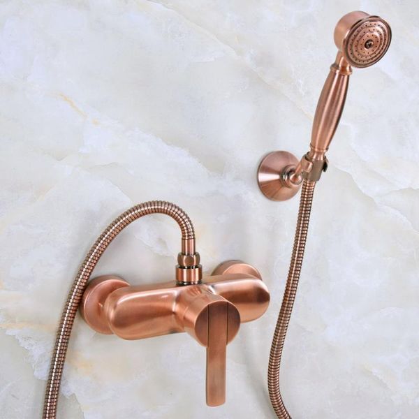 antique red copper brass single lever wall mounted bathroom hand held shower head faucet set mixer tap ana290 sets
antique red copper brass single lever wall mounted bathroom hand held shower head faucet set mixer tap ana290 sets