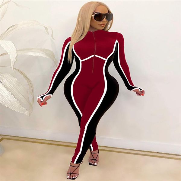 women's jumpsuits & rompers red o neck long sleeve skinny tight club party lady fashion bodysuits young pants, Black;white
women's jumpsuits & rompers red o neck long sleeve skinny tight club party lady fashion bodysuits young pants, Black;white