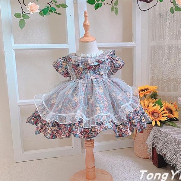 girl's dresses summer spanish girls princess ball gown bow print mesh stitching birthday party easter girl lolita dress a278, Red;yellow
girl's dresses summer spanish girls princess ball gown bow print mesh stitching birthday party easter girl lolita dress a278, Red;yellow