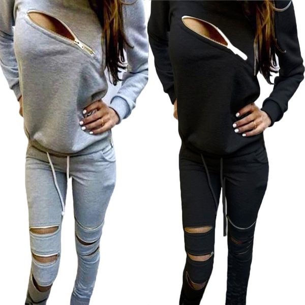 hoodies sweatpants women's sets casual 2 pieces clothing 2021 spring tracksuits sportswear female zipper hole set, Gray
hoodies sweatpants women's sets casual 2 pieces clothing 2021 spring tracksuits sportswear female zipper hole set, Gray