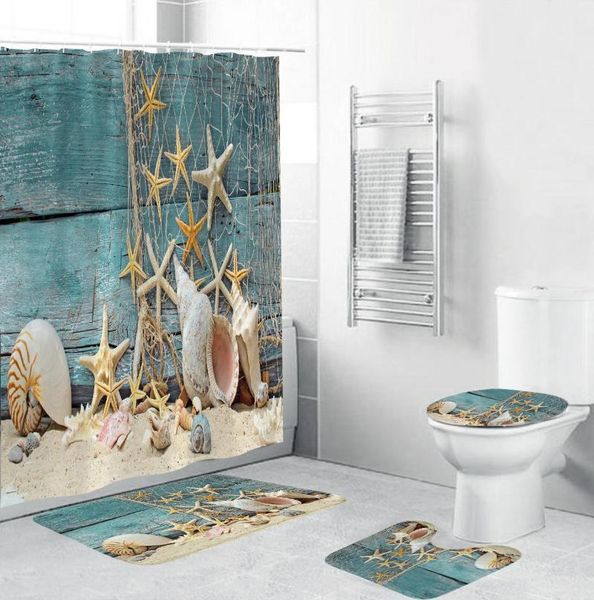 shower curtains sea star beach conch curtain bathroom decor accessories 4 pieces carpet cover toilet mat pad 10 patterns
shower curtains sea star beach conch curtain bathroom decor accessories 4 pieces carpet cover toilet mat pad 10 patterns