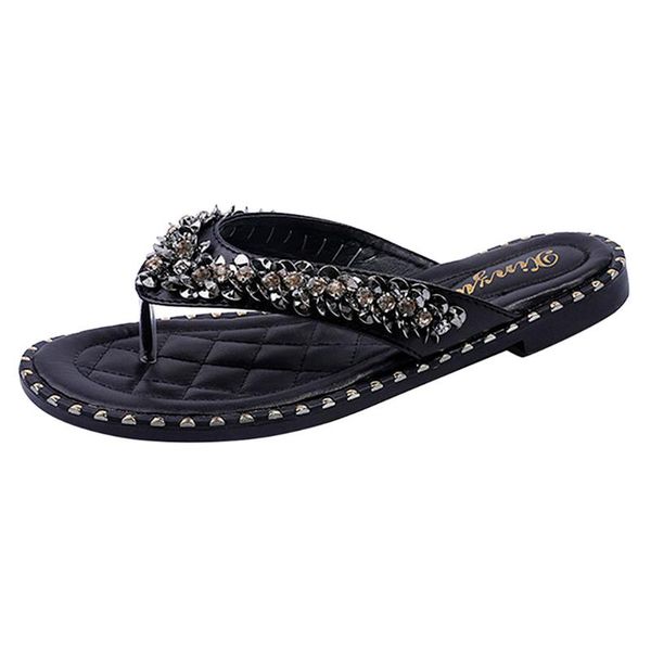 slippers sagace women fashion crystal flip flops female outside summer beach ladies leisure home travel shoes, Black
slippers sagace women fashion crystal flip flops female outside summer beach ladies leisure home travel shoes, Black