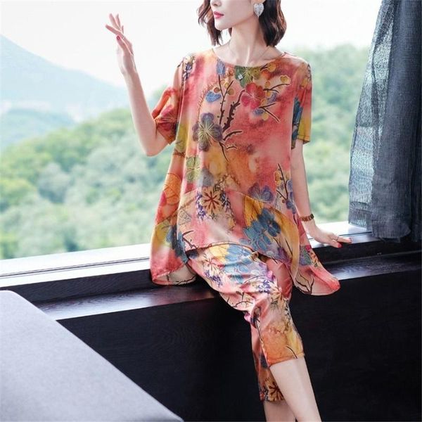 piece set women summer floral print casual loose + wild leg pant two female suit plus size -5xl women's tracksuits, Gray
piece set women summer floral print casual loose + wild leg pant two female suit plus size -5xl women's tracksuits, Gray