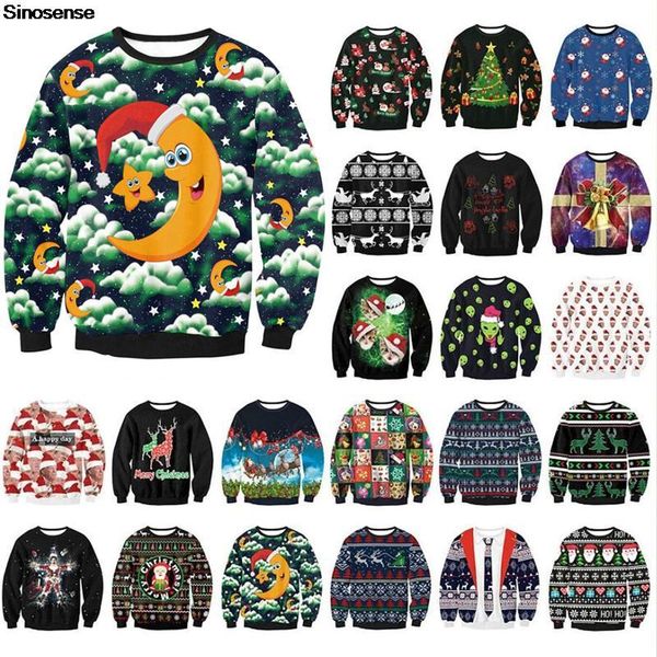 men's sweaters hilarious ugly christmas sweater men women tacky funny moon xmas sweatshirt couple pullover autumn jumpers, White;black
men's sweaters hilarious ugly christmas sweater men women tacky funny moon xmas sweatshirt couple pullover autumn jumpers, White;black
