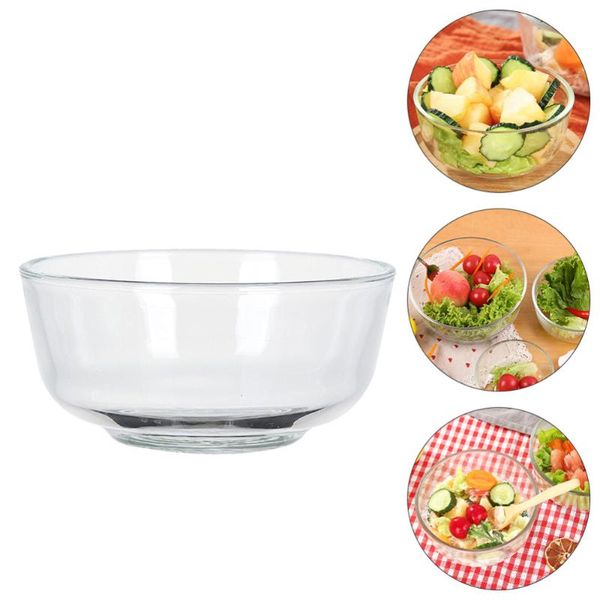 bowls 1pc glass bowl fruit salad dessert container tableware (transparent) 
bowls 1pc glass bowl fruit salad dessert container tableware (transparent)
