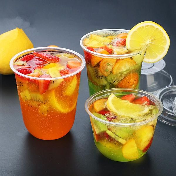 disposable cups & straws 50pcs yoghurt cup with lid pet15oz u shape transparent espresso milk tea juice cold drink plastic cover
disposable cups & straws 50pcs yoghurt cup with lid pet15oz u shape transparent espresso milk tea juice cold drink plastic cover