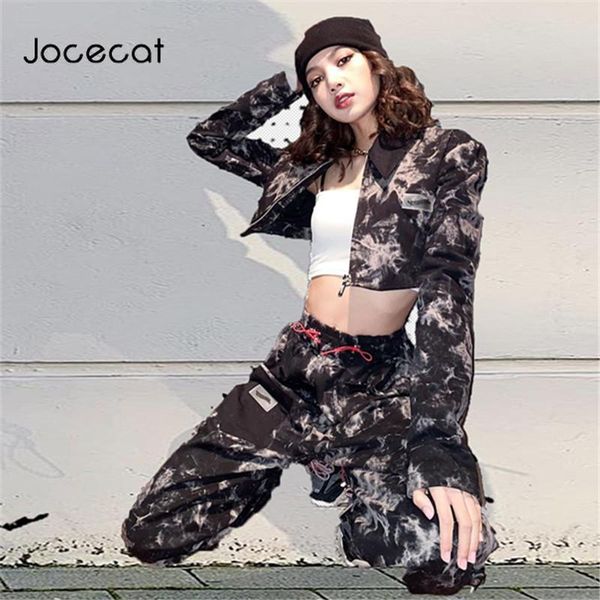 women's jackets tie dye camouflage bomber jacket coats women streetwear zipper turn down collar street style hip hop clothes, Black;brown
women's jackets tie dye camouflage bomber jacket coats women streetwear zipper turn down collar street style hip hop clothes, Black;brown