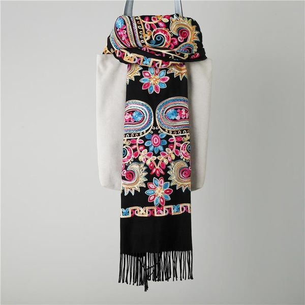scarves brand women embroider flower pashmina cashmere scarf winter warm 200*70cm tassels oversize shawl fashion, Blue;gray
scarves brand women embroider flower pashmina cashmere scarf winter warm 200*70cm tassels oversize shawl fashion, Blue;gray