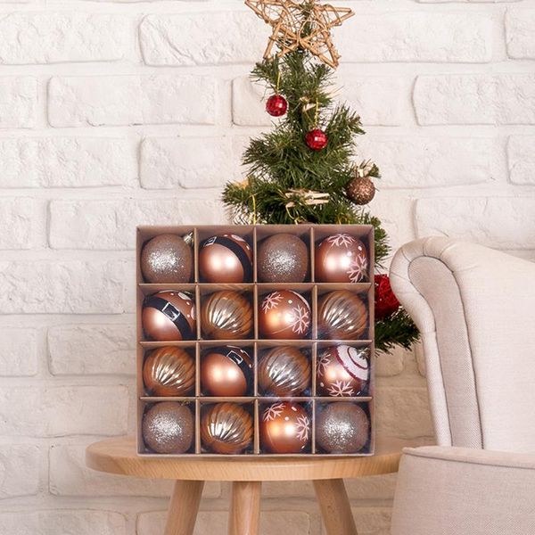 party decoration 16pcs 6cm christmas balls glitter tree ornaments hanging decorations for home palline natale decor xmas 2021
party decoration 16pcs 6cm christmas balls glitter tree ornaments hanging decorations for home palline natale decor xmas 2021