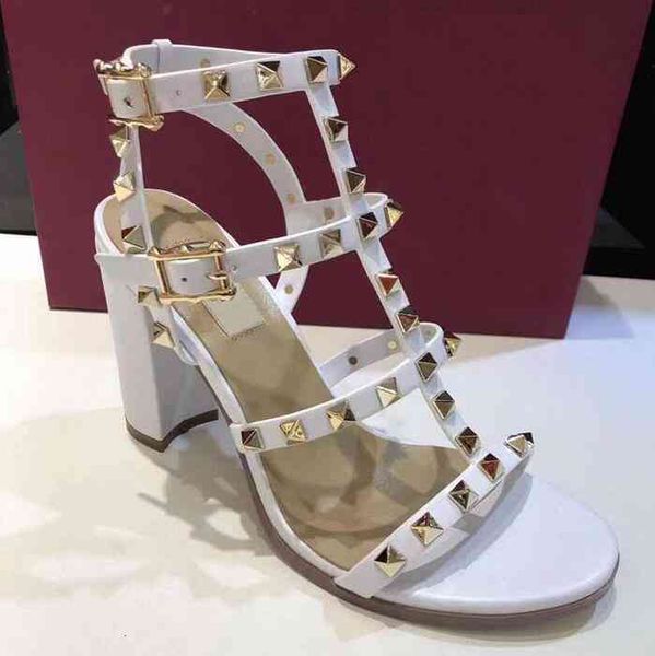 leather stud women sandals t-strap shoes summer high heels rivets dress shoe ladies party 6.5cm 9.5cm 14color with box, Black
leather stud women sandals t-strap shoes summer high heels rivets dress shoe ladies party 6.5cm 9.5cm 14color with box, Black