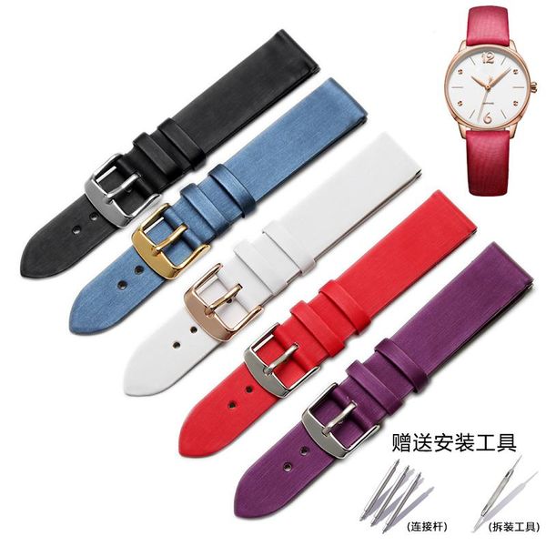 watch bands smooth ultrathin spun silk watchband 17mm 19mm size replacement leather for womens pin buckle, Black;brown
watch bands smooth ultrathin spun silk watchband 17mm 19mm size replacement leather for womens pin buckle, Black;brown