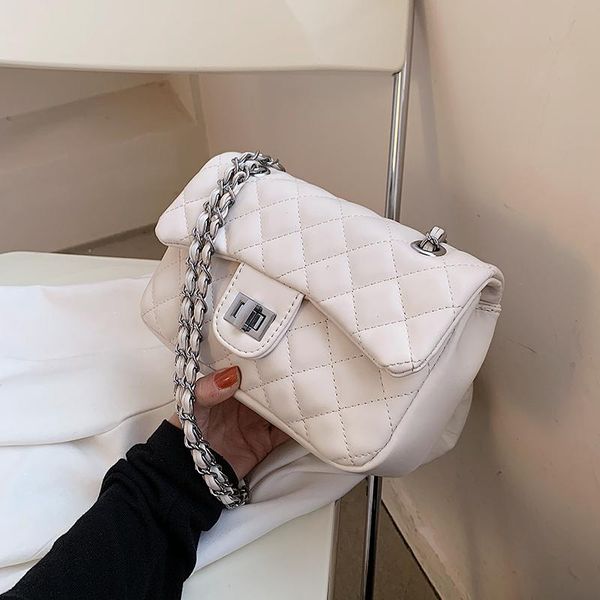 small lingge chain pu leather flap crossbody bag 2021 shoulder handbags fashion trendy purses white black cross body
small lingge chain pu leather flap crossbody bag 2021 shoulder handbags fashion trendy purses white black cross body